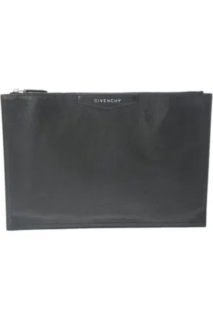 Givenchy Pre-owned, Herre, Sort, ONE SIZE, Pre-owned Laeder clutches