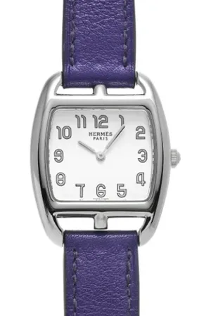 Hermès Pre-owned, Dame, Hvid, ONE SIZE, Pre-owned Rustfrit stal watches