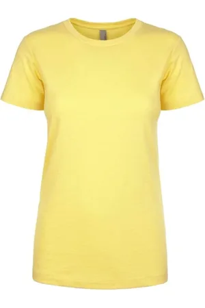 Nº21 Top, Dame, Gul, L, Bomuld, Afslappet Bomuld T-shirt