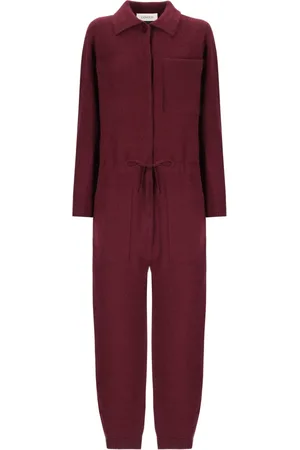 LANEUS Jumpsuits & Playsuits, Dame, Rød, S, Uld, Behagelig pasform i uld og angora