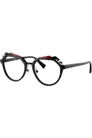ALAIN MIKLI Tilbehør, unisex, Sort, ONE SIZE, Bellavista Sort Rød Briller