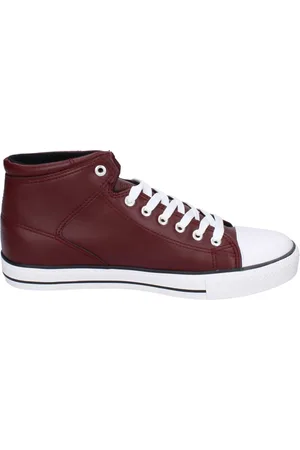 Kazar Sko, Herre, Rød, 41 EU, Læder, Herresyntetiske lædersneakers