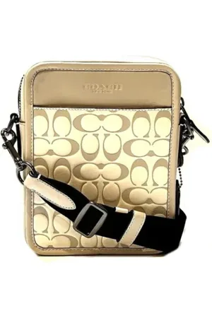Coach Pre-owned, Herre, , ONE SIZE, Uld, Pre-owned Linned skuldertasker