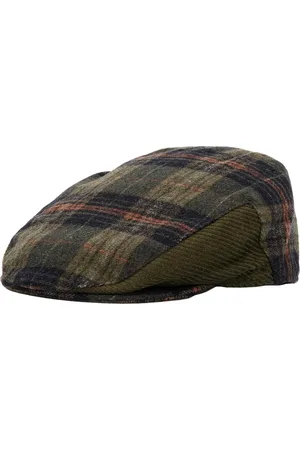 Barbour Tilbehør, Herre, Grøn, M, Tweed, Grøn Oliven Tjek Tweed Kasket