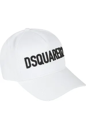 Dsquared2 Tilbehør, Dame, Hvid, ONE SIZE, Bomuld, Gabardine Baseball Cap