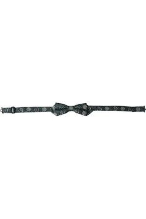 Dolce & Gabbana Tilbehør, Herre, Grøn, ONE SIZE, Grøn Silke Blomst Justerbar Hals Herre Butterfly