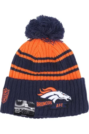 New Era Tilbehør, Herre, Flerfarvet, ONE SIZE, Denver Broncos Pom Pom Beanie Hat