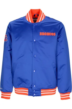 Mitchell & Ness Jakke, Herre, Blå, XL, Uld, Denver Broncos Bomberjakke NFL Holdfarver