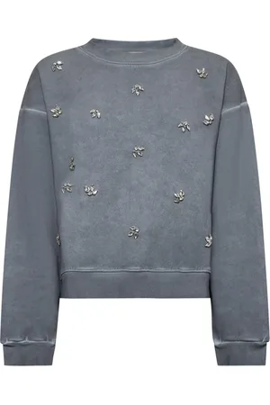 Kaos Sweathshirts & Hoodies, Dame, Grå, M, Uld, Stilfulde Sweaters Kollektion