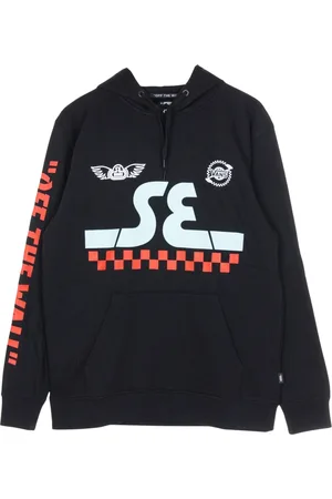 Vans Sweathshirts & Hoodies, Herre, Sort, L, Bomuld, Sort Herrehoodie med Se Bikes Print
