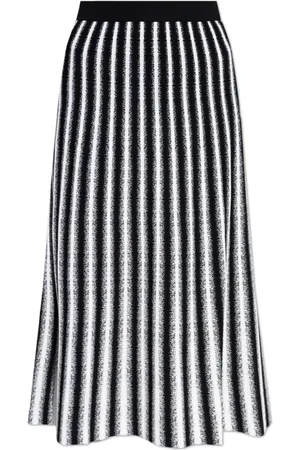Diane von Furstenberg Nederdel, Dame, Sort, XS, Nederdel med stribet mønster