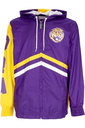 Mitchell & Ness Sport, Herre, Lilla, M, LSU Tigers Windbreaker Full Zip Lilla