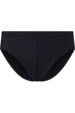 Dsquared2 Badetøj, Herre, Sort, XL, Uld, Maple Leaf Logo Swim Briefs