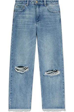 Michael Kors Jeans, Dame, Blå, M, Bomuld, Jeans med vintage-effekt