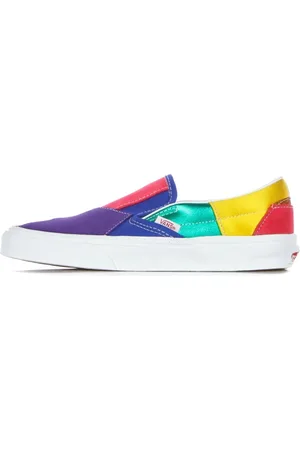 Vans Sko, Dame, Flerfarvet, 36 EU, Stolthed Patchwork Slip-on Sneaker
