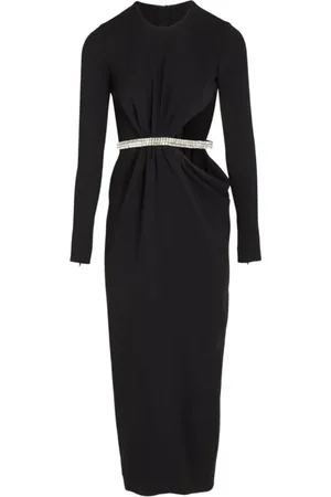 Giambattista Valli Kjole, Dame, Sort, S, Sort Kjole - 110 cm Længde