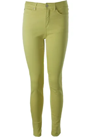C.ro Bukser, Dame, Gul, L, Uld, Magic Fit Slim 6220-525-322 Sun Bukser