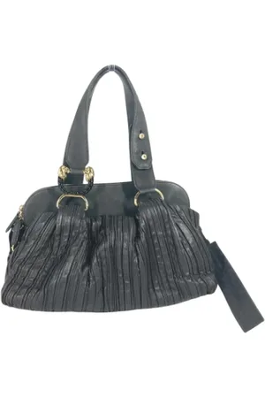Bvlgari Pre-owned, Dame, Sort, ONE SIZE, Uld, Pre-owned Stof skuldertasker