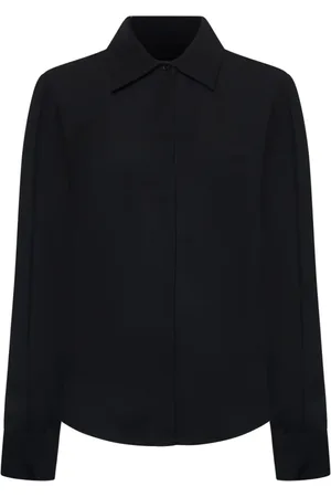 Kaos Bluser & Skjorter, Dame, Sort, S, Uld, Icona Sorte Skjorter
