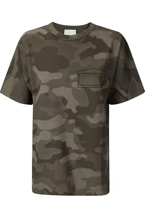 ARIES Top, Herre, Grøn, S, Bomuld, Militær Bomuld T-Shirt