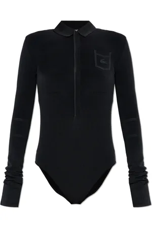 Lacoste Top, Dame, Sort, M/L, Bodysuit med logo
