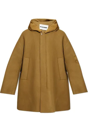 Jil Sander Frakke, Herre, Brun, L, Uld, Uldfrakke