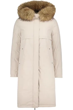 Betty Barclay Frakke, Dame, Grå, 4XL, Uld, Vendbar hættetrøje
