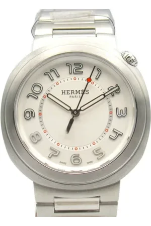 Hermès Pre-owned, Dame, Grå, ONE SIZE, Pre-owned Rustfrit stal watches