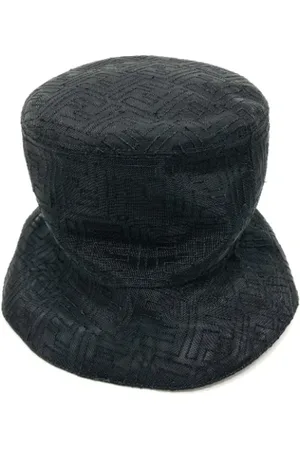 Fendi Pre-owned, Dame, Sort, ONE SIZE, Nylon, Pre-owned nylon hatte