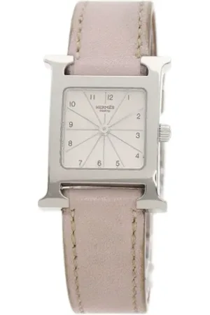 Hermès Pre-owned, Dame, Hvid, ONE SIZE, Pre-owned Rustfrit stal watches