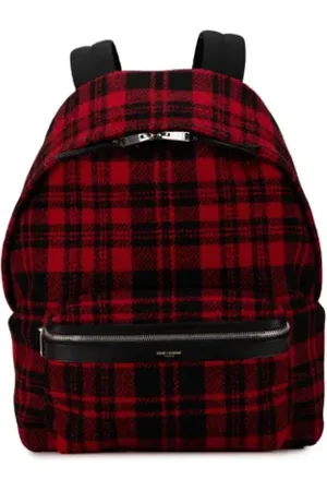 Saint Laurent Pre-owned, Dame, Flerfarvet, ONE SIZE, Uld, Pre-owned Uld rygsaekke