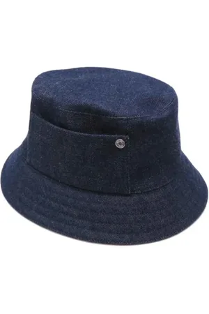 Hermès Pre-owned, Dame, Blå, ONE SIZE, Pre-owned Silke hatte