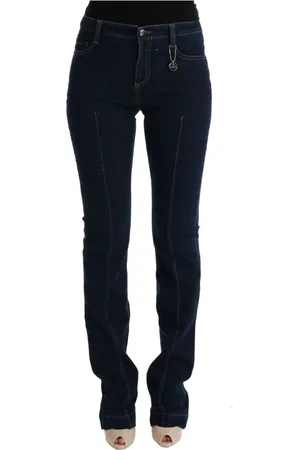 Costume National Jeans, Dame, Blå, W26, Bomuld, Bl Jeans Med Vidde