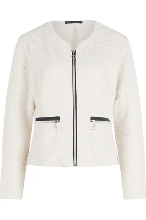 Betty Barclay Jakke, Dame, , 2XL, Sweatjakke med lynlås