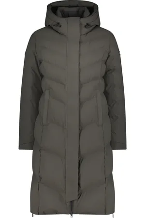 Betty Barclay Jakke, Dame, Grøn, 2XL, Uld, Hættejakke med dunfyld