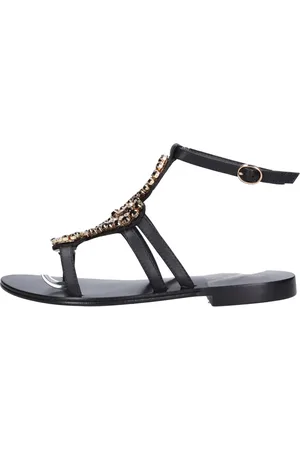 Emanuélle vee Sko, Dame, Sort, 41 EU, Læder, Sandal Sort