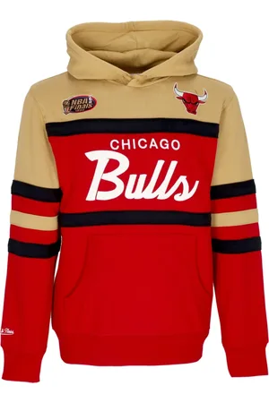 Mitchell & Ness Sweathshirts & Hoodies, Herre, Flerfarvet, XL, Bomuld, Chicago Bulls NBA Head Coach Hoodie
