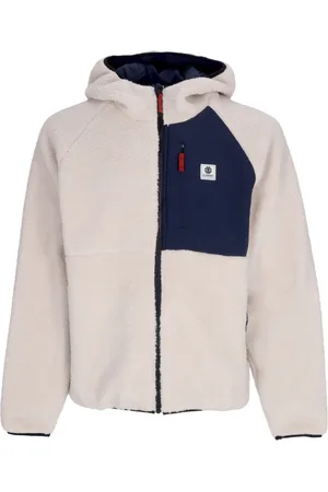Element Sweathshirts & Hoodies, Herre, , XL, Uld, Vendbar Bjørn Zip Hoodie Natur