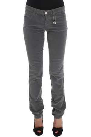 Costume National Jeans, Dame, Grå, W25, Bomuld, Slim Gr Jeans Elegant Stil