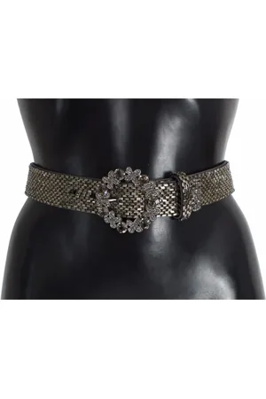 Dolce & Gabbana Tilbehør, Dame, Flerfarvet, 65 CM, Paillet Krystal Talje Bælte Multifarvet