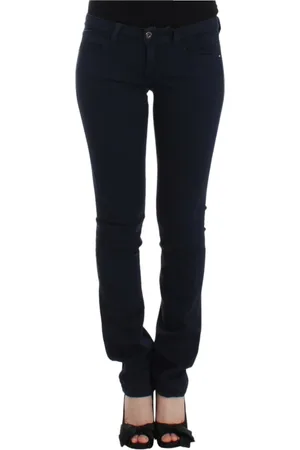 Costume National Jeans, Dame, Blå, W28, Denim, Blå Straight Leg Denim Glæde