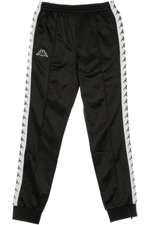 Kappa Bukser, Herre, Sort, XL, Slim Herre Tracksuit Bukser Sort/Hvid