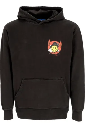 MARKET Sweathshirts & Hoodies, Herre, Sort, XL, Bomuld, Smiley Inner Peace Hoodie