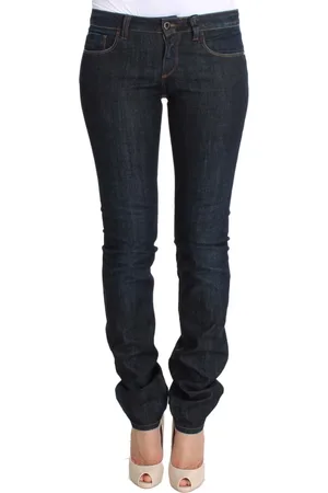 Costume National Jeans, Dame, Blå, W26, Bomuld, Slim-fit Jeans
