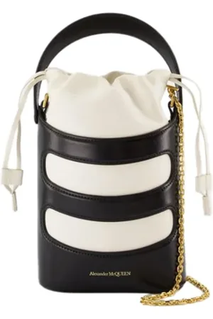 Alexander McQueen Taske, Dame, Sort, ONE SIZE, Uld, Laeder skuldertasker