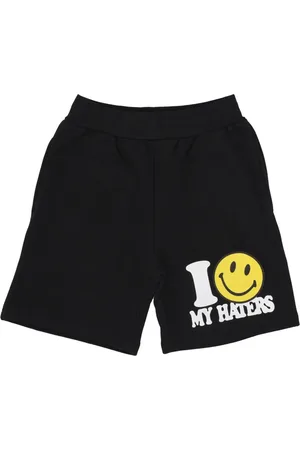 MARKET Shorts, Herre, Sort, M, Bomuld, Smiley Haters Sweatshorts