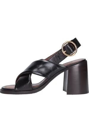 See by Chloé Sko, Dame, Sort, 37 EU, Læder, Sandal Sort