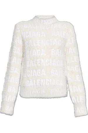 Balenciaga Strik, Dame, , M, Uld, Monogram Sweater