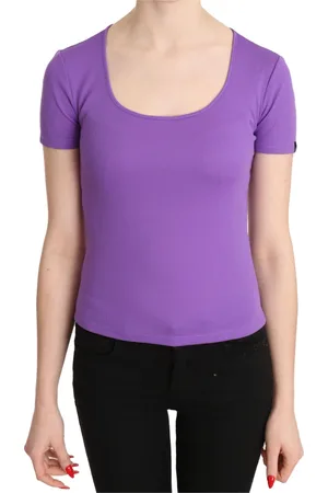 Gianfranco Ferré Top, Dame, Lilla, XS, Polyester, Chic Lilla Fritidstop