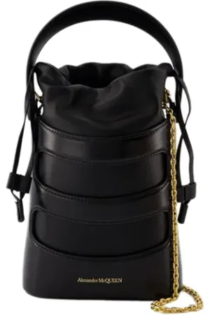 Alexander McQueen Taske, Dame, Sort, ONE SIZE, Uld, Laeder skuldertasker